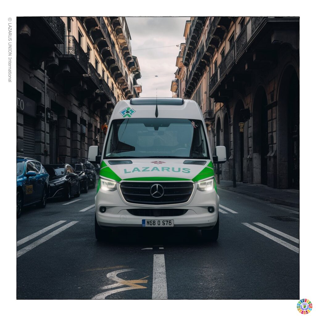 The LU ITALY inaugurates its first ambulance in Livorno